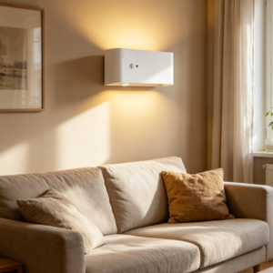 Rechargeable Motion Sensor Wall Light, 8000mAh, Dimmable, White, Remote Control